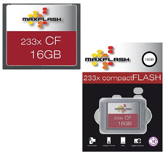 MAXFLASH CF 16GB 233x